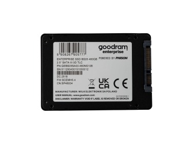 Dysk twardy GoodRAM 480GB SSD SATA 6G RI GEBS05SA00-480NS10B