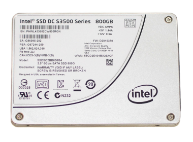 Dysk twardy Intel DC S3500 800GB SSD SATA 6G 2.5" MLC RI G86095-202