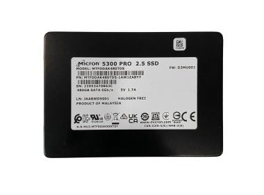 Dysk twardy Micron 480GB SSD SATA 6G 2.5" TLC MTFDDAK480TDS-1AW1ZABYY