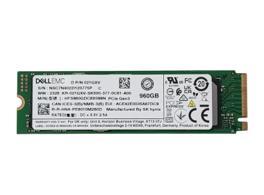 Hard drive Dell 960GB SSD NVMe PCIe 3.0x4 M.2 2280 RI 21GXV
