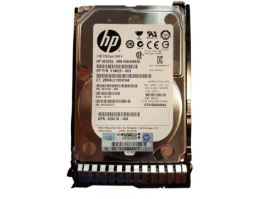 Hard drive HPE 1TB 7.2K HDD SATA 6G 2.5" 512n 64MB 614829-003