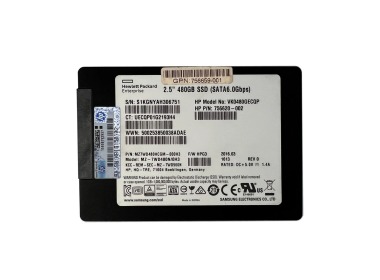 Hard drive HPE 480GB SSD SATA 6G 2.5" AES-256 756620-002
