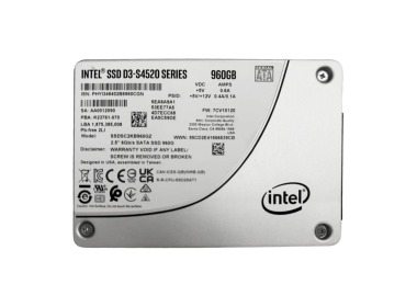 Hard drive Intel 960GB SSD SATA 6G 2.5" 3D TLC MU SSDSC2KB960GZ1Z