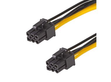 Kabel zasilający Akyga adapter PCI-e 6 pin AK-CA-49