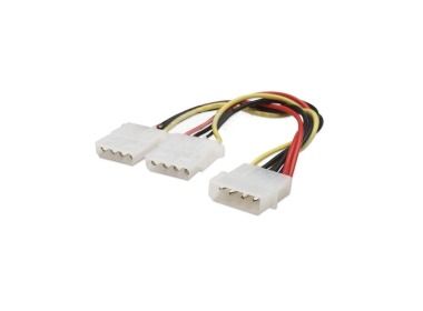 Kabel zasilający Manhattan 1xMolex-2xMolex 766623301503