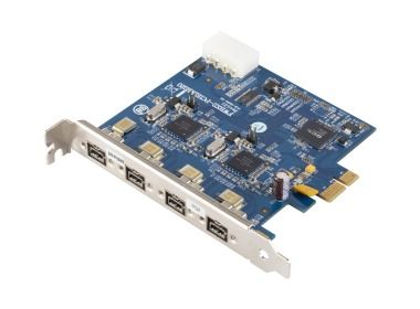 Karta 4x IEEE 1394b FireWire 800 PCI Express FWBX2-PCIE1XE220