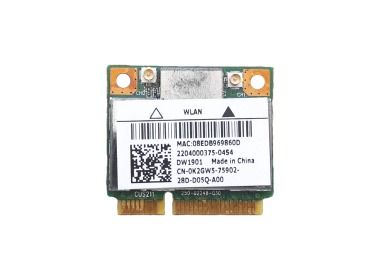 Karta sieciowa Dell Atheros DW1901 WiFi 802.11a/b/g/n Bluetooth 4.0 Mini PCIe K2GW5