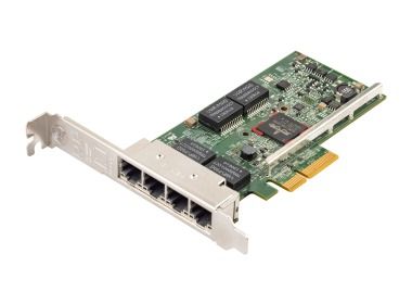 Karta sieciowa Dell Broadcom BCM5719 4x1GbE RJ45 PCIe 2.0x4 KH08P