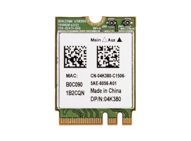 Karta sieciowa Dell Wireless 1802 802.11a/b/g/n/Bluetooth M.2 4K380