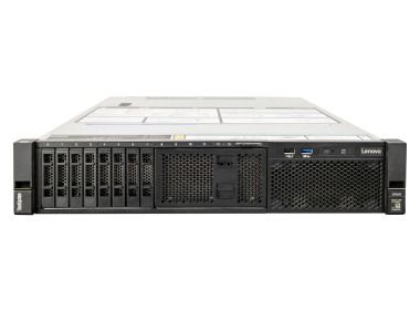 Lenovo ThinkSystem SR650 v1 8x2.5” z 2x Gold 6138, 512GB RAM, 930-8i, 4x10GbE SFP+ LOM, 2xPSU, szyny, IMM