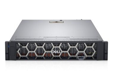 Macierz Dell EMC PowerStore 5200T 25x2.5" z 2xNode, 4x8GB Cache SSD, 6x1.92TB SSD NVMe 2.5", 2xPSU, maskownica