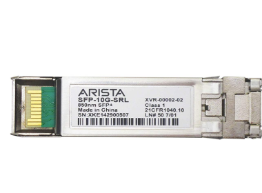 Moduł optyczny Arista SFP-10G-SRL 10Gb/s SFP+ LC-LC 850nm MM 150m XVR-00002-02