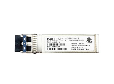 Moduł optyczny Dell 25Gb/s SFP28 LC-LC 1310nm SM 10Km 0YR96