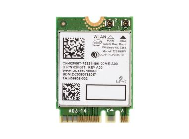 Network Card Dell M.2 Dual Band Wireless-AC 7265 2F06T