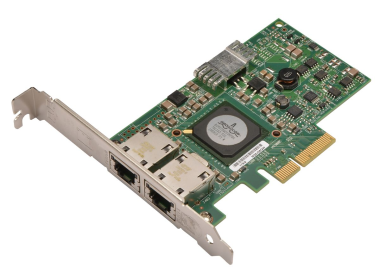 Network interface card Dell Broadcom 5709 2x1GbE RJ45 PCIe 2.0x4 F169G