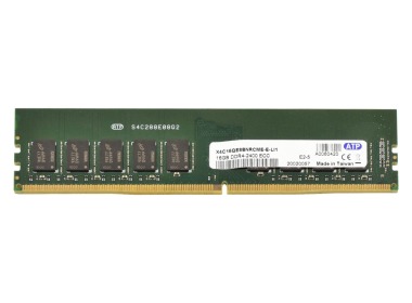 Pamięć RAM ATP 16GB 2Rx8 PC4-19200 DDR4 UDIMM ECC 2400MHz X4C16QE8BNRCME-E-LI1