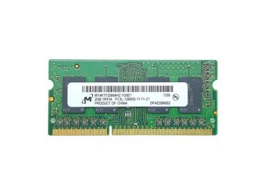 Pamięć RAM Micron 2GB 1Rx16 PC3L-12800S DDR3 UDIMM 1600MHz MT4KTF25664HZ-1G6E1