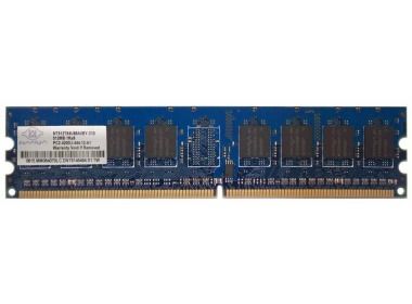 Pamięć RAM Nanya 512MB 1Rx8 PC2-4200U DDR2 UDIMM 533MHz NT512T64U88A0BY-37B