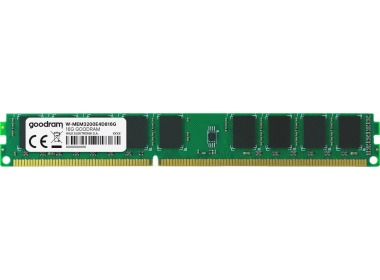 RAM GoodRAM 16GB 2Rx8 PC4-25600 DDR4 UDIMM ECC 3200MHz VLP W-MEM3200E4D816G
