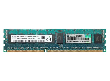 RAM HP 8GB 1Rx4 DDR3 RDIMM ECC 1600MHz 647651-081