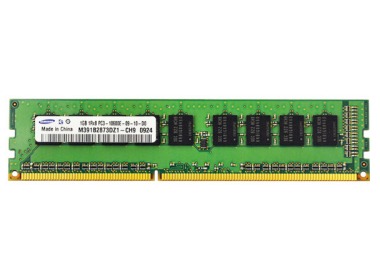 RAM Samsung 1GB PC3-10600E DDR3 UDIMM ECC 1333MHz M391B2873DZ1-CH9