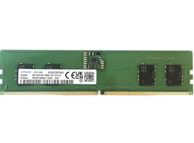 RAM Samsung 8GB 1Rx16 PC5-38400 DDR5 UDIMM non ECC 4800MHz M323R1GB4BB0-CQKOL