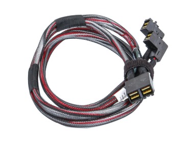 SAS Cable Dell PowerEdge R740 16x2.5" 2xSFF-8643 to 2xSFF-8643 H730P/H740P Adapter 129TR