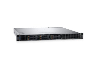 Server Dell PowerEdge R260 6x2.5" with E-2434, 64GB RAM, H755, BOSS-S1 with 2x Dell 480GB SSD SATA RI M.2, 4x 1.6TB SSD SAS 12G RI 2.5", 2x25GbE SFP28, 1x PSU 700W, rails, iDRAC9 Enterprise