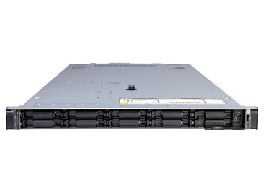 Server Dell PowerEdge R6615 10x2.5" (4xNVMe) with 1x EPYC 9124, 64GB RAM, H965i, BOSS-N1 with 2x 480GB SSD NVMe M.2, 2x 6.4TB SSD NVMe U.3 2.5", 2x10/25GbE SFP28, 2x PSU 1400W, rails, bezel, iDRAC9 Enterprise