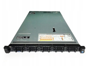 Server Dell R630 10x2.5" with 1xE5-2630v3 32GB RAM 1x240GB SSD SATA 2.5 H730 4x1GbE 2xPSU iDRAC 8 Enterprise Rails