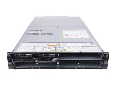 Serwer Dell PowerEdge FX2s z FC640 2x2.5(2x4210, 32GB, H730P, 2x960GB), 2xSwitch Dell 8x10GbE SFP+ Pass Through, CMC, szyny