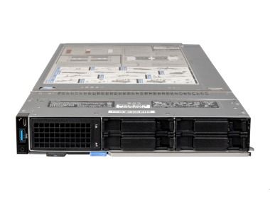 Serwer Dell PowerEdge MX750c 4x2.5" z 2xSilver 4310, 256GB RAM, S150, 4x1.92TB SATA SSD, 2x10GbE SFP+, iDRAC9 Enterprise