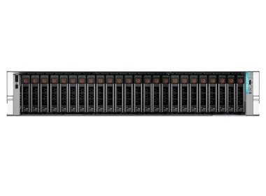 Serwer Dell PowerEdge R570 24x2.5" z 1x 6505P, 128GB RAM, H365i, 2x 1.92TB SSD SATA 2.5", 2x50GbE SFP56, 2x PSU 1100W, szyny, iDRAC10 Core
