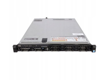 Serwer Dell PowerEdge R630 8x2.5" z 2x E5-2697 v4, 64GB RAM, H730, 2x 480GB SSD SATA 2.5", 2x1GbE RJ45 2x10GbE SFP+, 2x PSU, szyny, iDRAC 8
