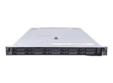 Serwer Dell PowerEdge R6525 10x2.5" NVMe z 2x EPYC 7713, 128GB RAM, H345, Karta BOSS 2xM.2, 2x 1.92TB SATA SSD, 2x 1.6TB NVMe SSD U.2, 2x1GbE LOM, 2x25GbE SFP28 OCP, 2x25GbE SFP28, TPM 2.0, 2xPSU, szyny, iDRAC 9 Enterprise