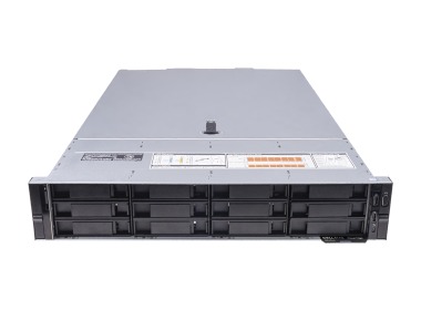 Serwer Dell PowerEdge R740xd 12x3.5" z 2x Gold 6244, 192GB RAM, H740p, 2x 960GB SSD SATA 2.5", 4x 6TB SAS 12G 3.5", 2x10GbE SFP+ + 2x1GbE RJ45, 2x PSU 1600W, szyny, maskownica, iDRAC9 Enterprise