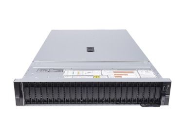 Serwer Dell PowerEdge R750 24x2.5" z 2x Silver 4314, 128GB RAM, H755, Karta BOSS z 2x240GB SATA 6G M.2, 2x1GbE RJ45 2x10GbE SFP+, 2x PSU, szyny, iDRAC 9