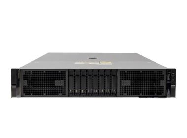 Serwer Dell PowerEdge R750xa 8x2.5" z 2x Gold 6338, 128GB RAM, H755, 4x 1.6TB SSD SAS 12G 2.5", 4x TESLA T4, 2x1GbE RJ45, 2x PSU, szyny, iDRAC 9