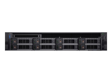 Serwer Dell PowerEdge R750xs 8x3.5" z 2x Gold 6334, 64GB RAM, H345, 2x 960GB SSD SAS 12G RI 2.5", 2x PSU 600W, szyny, iDRAC9 Enterprise