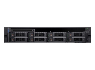 Serwer Dell PowerEdge R750xs 8x3.5" z 2x Platinum 8358P, 256GB RAM, H755, 4x 960GB SSD SATA 2.5", 2x1GbE, 2x PSU 600W, szyny, iDRAC9 Enterprise