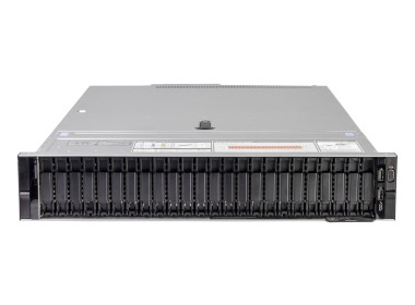 Serwer Dell PowerEdge R7515 24x2.5" (24xNVMe) z 1x EPYC 7373X, 256GB RAM, 2x 1.92TB SSD NVMe U.2 2.5", 2x10GbE, 2x PSU 1100W, szyny, iDRAC9 Enterprise