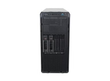 Serwer Dell PowerEdge T350 4x3.5" z 1x E-2378, 64GB RAM, Karta BOSS-S1 z , 2x 4TB 7.2K SATA 6G 3.5", 2x10GbE SFP+, 2x PSU,