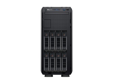 Serwer Dell PowerEdge T350 8x3.5" z 1x Xeon E-2334, 32GB RAM, HBA355i, BOSS-S1 z 2x Dell 240GB SSD SATA RI M.2, 2x 960GB SSD SATA 2.5", 2x10GbE BASE-T, 2x PSU 600W, iDRAC9 Enterprise