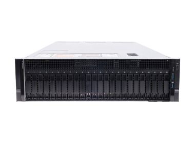Serwer Dell R940 24x2.5" (12xNVMe) z 4x Gold 6140, 128GB RAM, H730P, 2x 960GB SSD SATA 2.5", 4x1GbE, 2xPSU, szyny, iDRAC 9 Enterprise