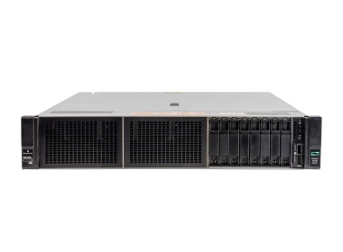 Serwer HPE ProLiant DL380 Gen10 z 2x Gold 5120, 16GB RAM, P408i-a, 2x HPE 480GB SSD SATA 2.5", 2x PSU, szyny, iLO 5