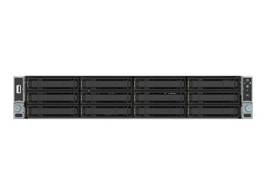 Serwer Intel Server System R2312WF0NPR 12x3.5" z 2x Gold 6140, 128GB RAM, 2x 400GB SAS SSD 2.5", 4x 14TB SATA 3.5", 2x10GbE SFP+, 2x PSU, szyny