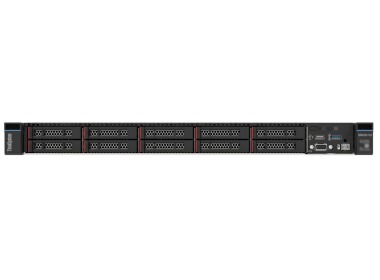 Serwer Lenovo ThinkSystem SR630 V3 10x2.5" NVMe z 2x Platinum 8460H, 128GB RAM, 9350-16i, 4x 480GB SSD SATA 2.5", 2x100GbE QSFP56, 2x PSU 1100W, szyny, maskownica, XCC2 Standard