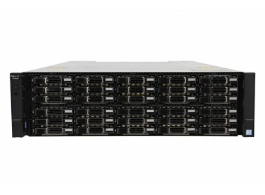 Storage Array Dell Compellent SC5020 30x2.5" with 2x Controller 4x 10GbE SFP+, 6x 3.84TB SSD SAS 12G 2.5" RI, 2x PSU, rails