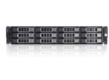 Storage expansion enclosure Dell PowerVault MD1200 with 2x Controller EMM, 2x PSU DC, rails