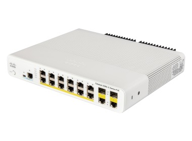 Switch Cisco 2960C 12x100MbE RJ45 PoE 2x1Gb Uplink WS-C2960C-12PC-L